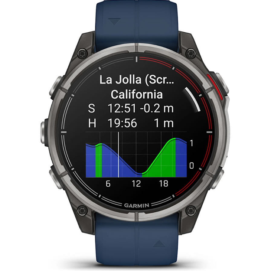 Ceas GARMIN Quatix 8 Amoled Sapphire TI/BARE EMEA
