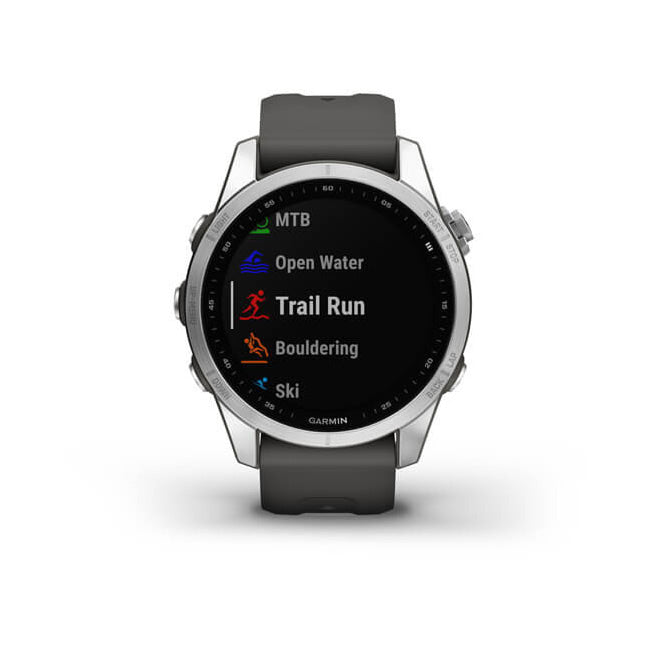 Ceas Garmin Fenix 7S SILVER/GRAPHITE 42MM