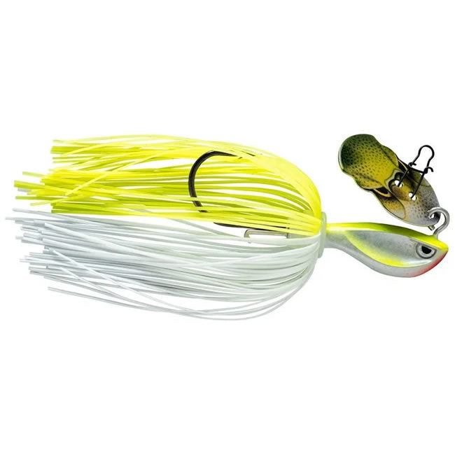 ChatterBait Rapala Rap-V Perch Bladed Jig Silver Fluo Chartreuse