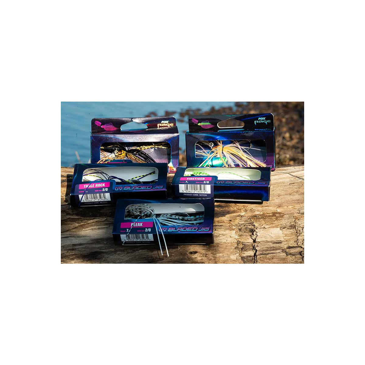 Chatterbait FOX RAGE New Bladed Jigs, UV Table Rock, 7g
