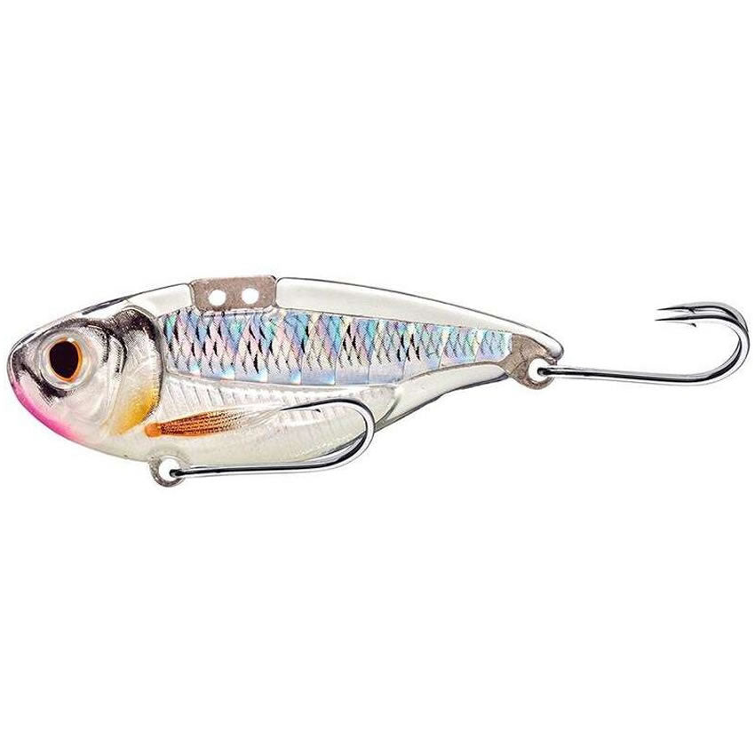 Cicada Live Target Sonic Shad Blade Bait, 5cm, 10g, Glow / Pearl