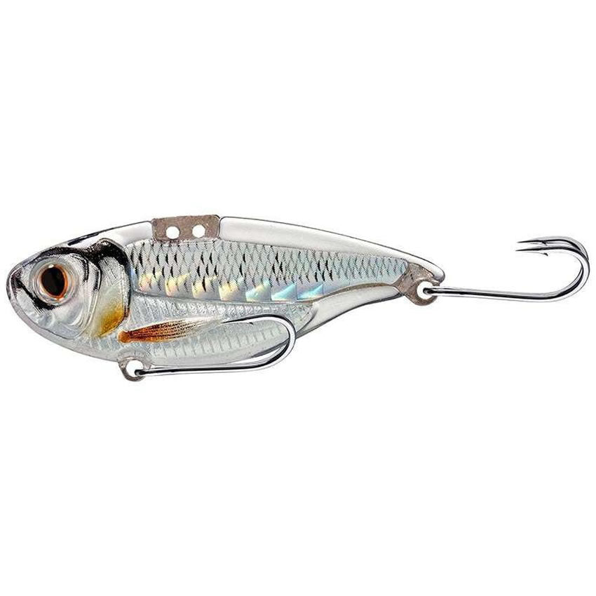 Cicada Live Target Sonic Shad Blade Bait, 5cm, 10g, Silver / Pearl