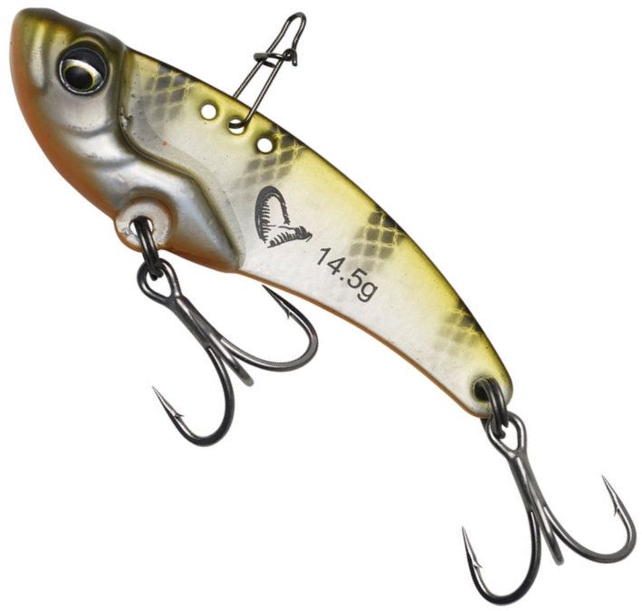 Cicada SAVAGE GEAR Vib Blade, Olive Silver Stripes, 4.5cm, 8.5g, 1buc/pac 