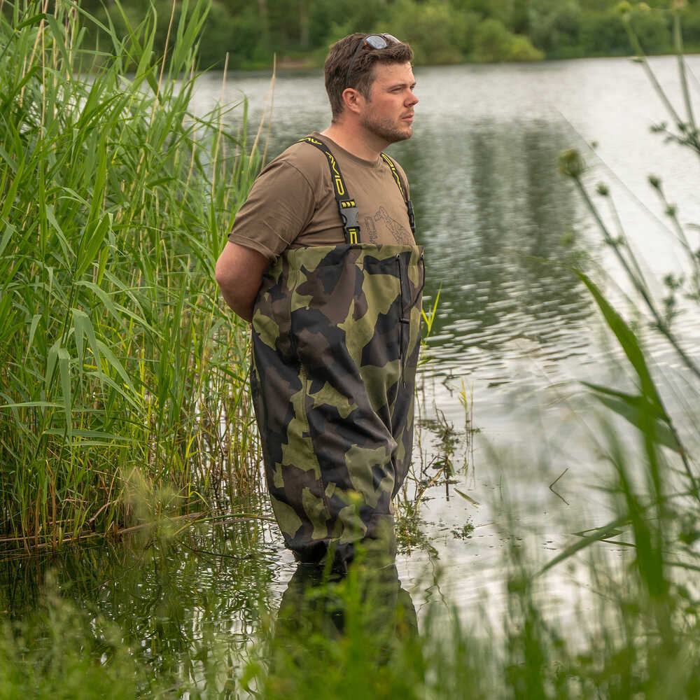 Cizme Piept Avid Distortion Camo Chest Waders, Camo, Marime 41