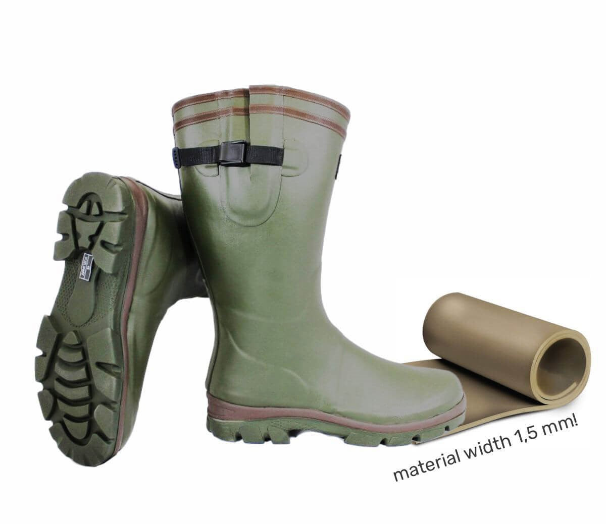 Cizme Zfish Bigfoot Boots, Green, Marime 42
