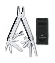 Cleste Multifunctional Victorinox Swiss Tool MX, Silver in nylon pounch 3.0327.MN