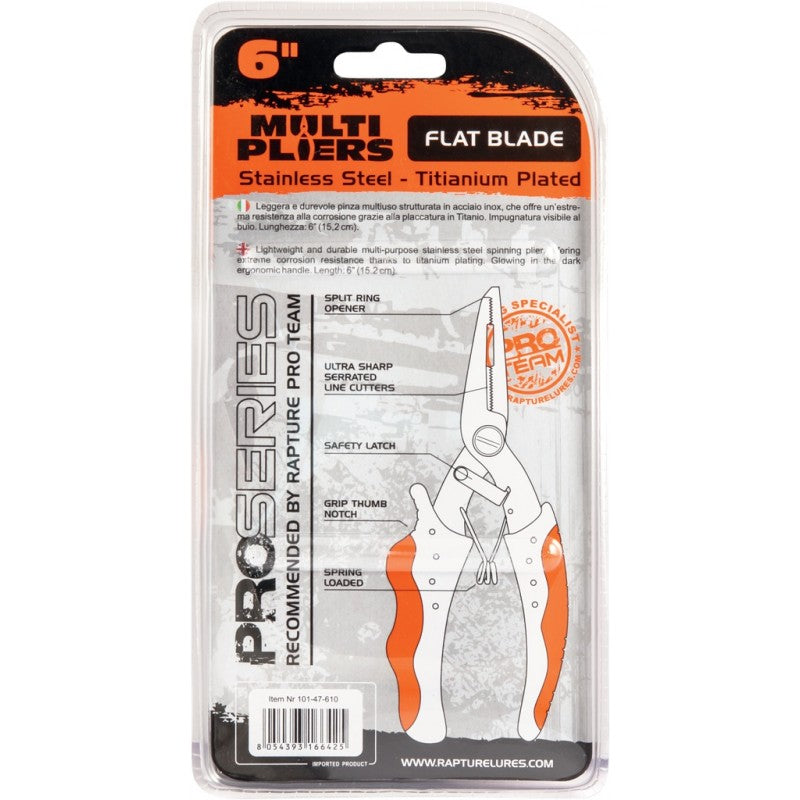 Cleste Rapture Multi-Pliers Flat Blade 15.2cm