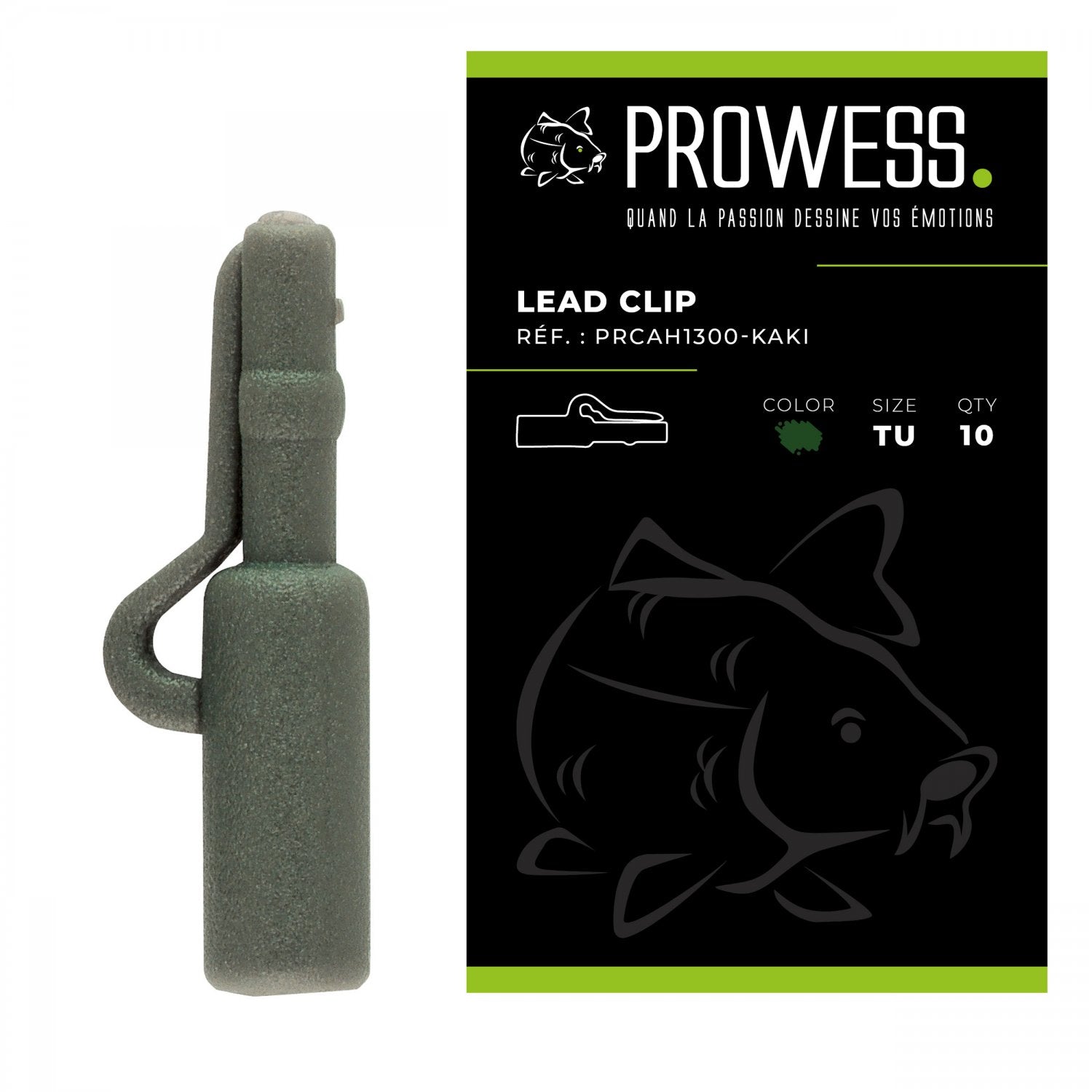 Clip Plumb Prowess Classic Kaki 10buc/plic