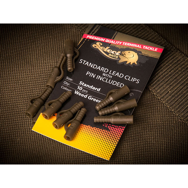 Clipsuri Plumb Pierdut Select Baits Standard Lead Clips Weed Green, 10buc/pac