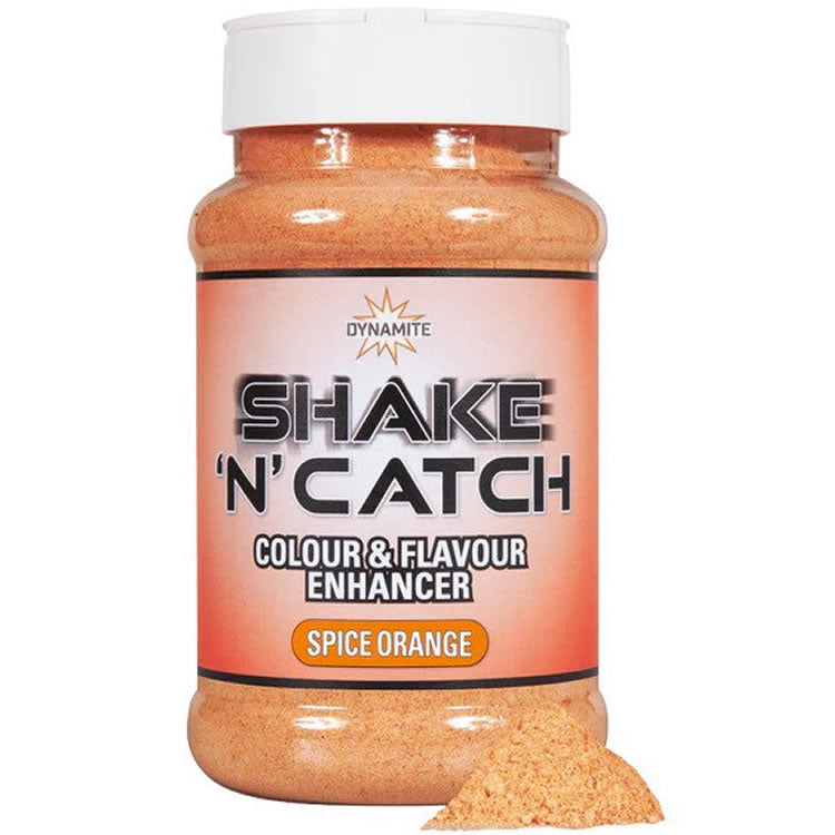 Colorant si Potentiator Aroma DYNAMITE BAITS Shake 'N' Catch Colour &amp; Flavour Enhancer, Spice Orange