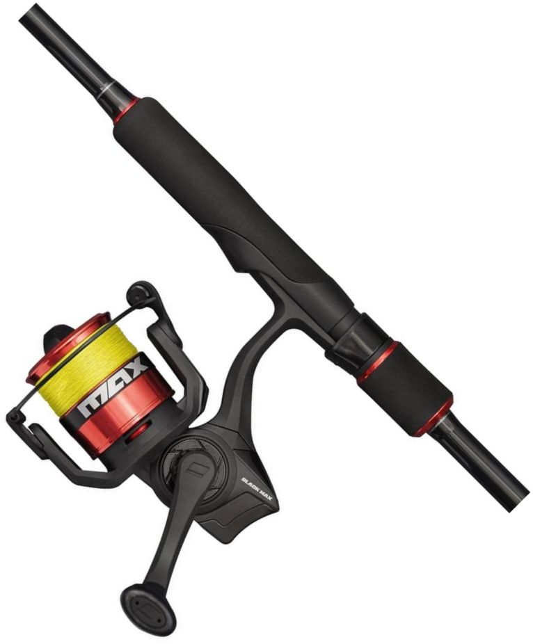 Combo ABU GARCIA Black Max Spinning M, 10-30g, 2.44m, 2seg