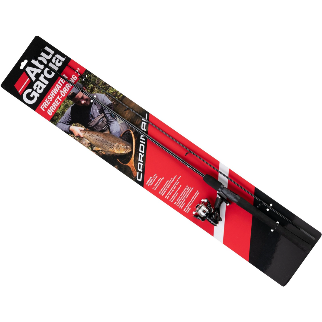 Combo ABU GARCIA Cardinal 2.13m, 5-15g, 2seg + Mulineta Abu Garcia Cardinal 1000