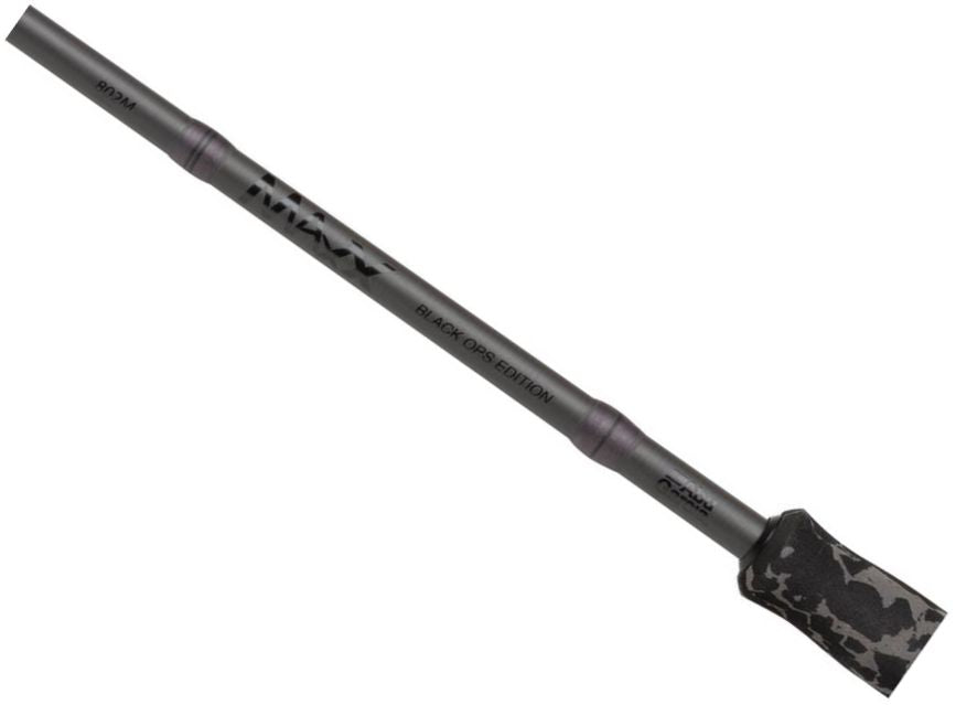 Combo Abu Garcia Max X Black Ops Spinning 802M, 10-30g, 2.44m, 2seg