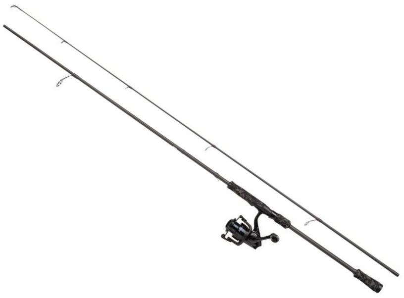 Combo Abu Garcia Max X Black Ops Spinning 802M, 10-30g, 2.44m, 2seg