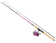 Combo Abu Garcia Revolution Pink 902ML, 10-40g, 2.70m, 2seg