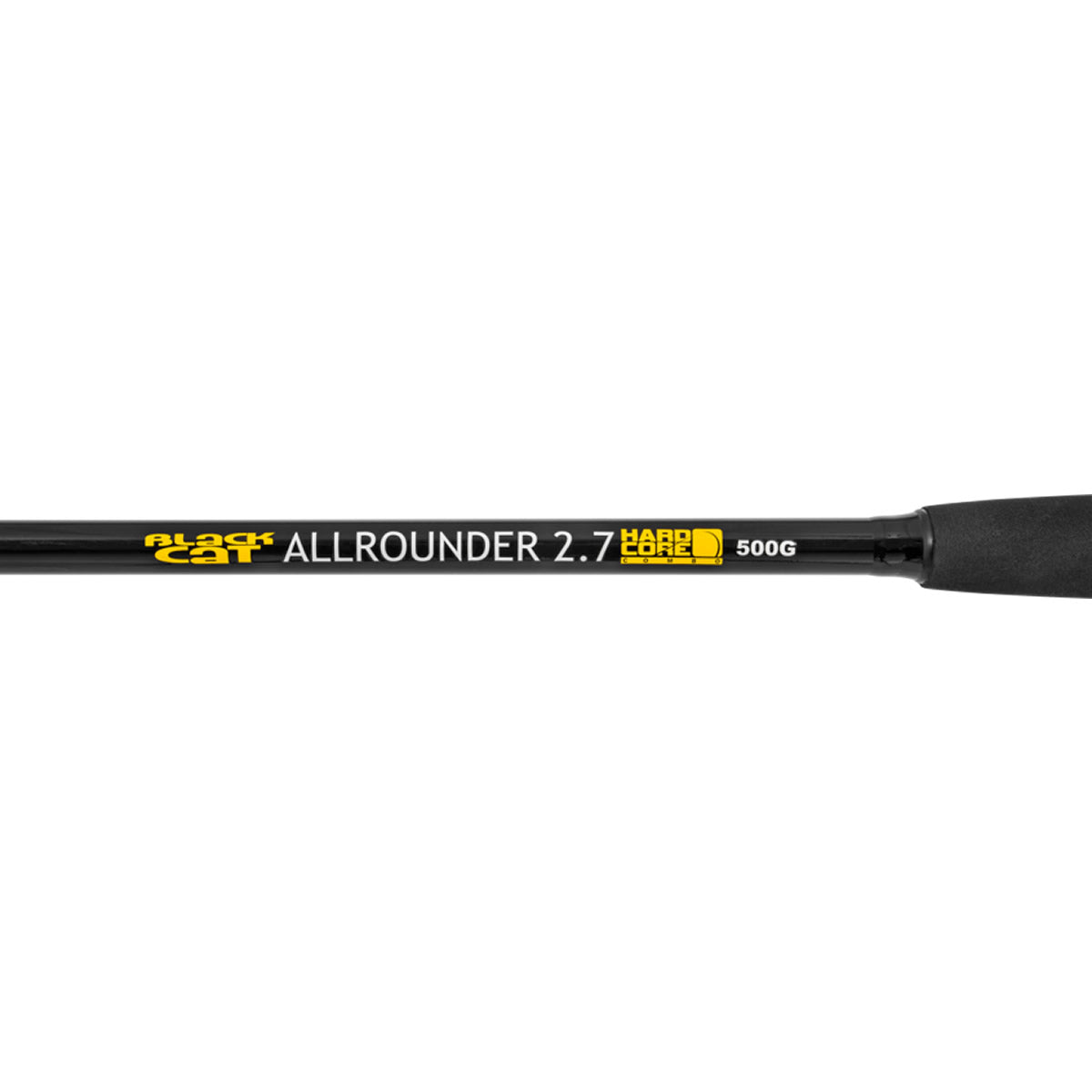 Combo BLACK CAT Hard Core Combo Allround Rod 2.7m, 500g, 2seg + Black Passion FD 80 Reel + Fir Textil