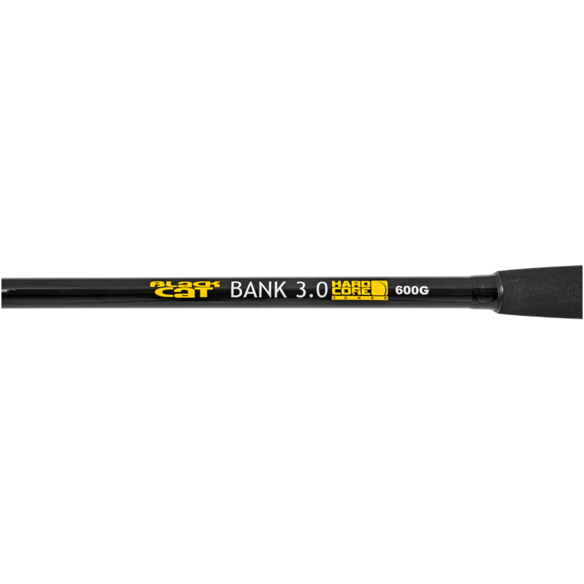 Combo BLACK CAT Hard Core Combo Bank Rod 3.0m, 600g, 2seg + Black Passion FD 80 Reel + Fir Textil