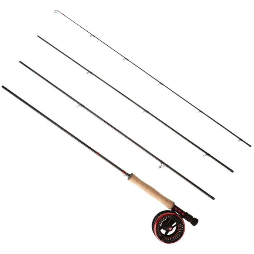 Combo GREYS Lanseta Tail, 3.96m, 9 WT, 4seg + Mulineta Tail Fly Reel 9/10 WT
