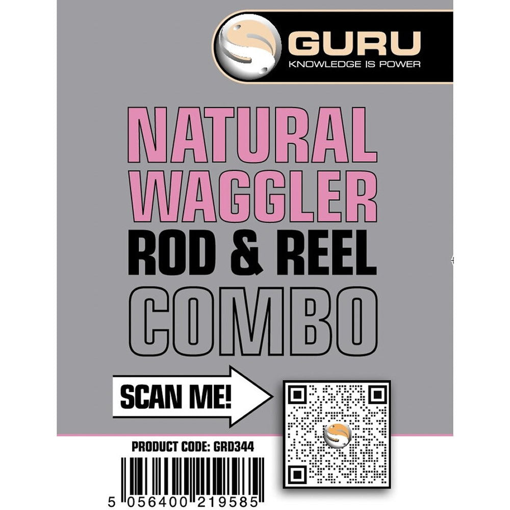 Combo GURU 11' Float Rod &amp; Reel Combo Natural Waggler Rod&amp;Reel