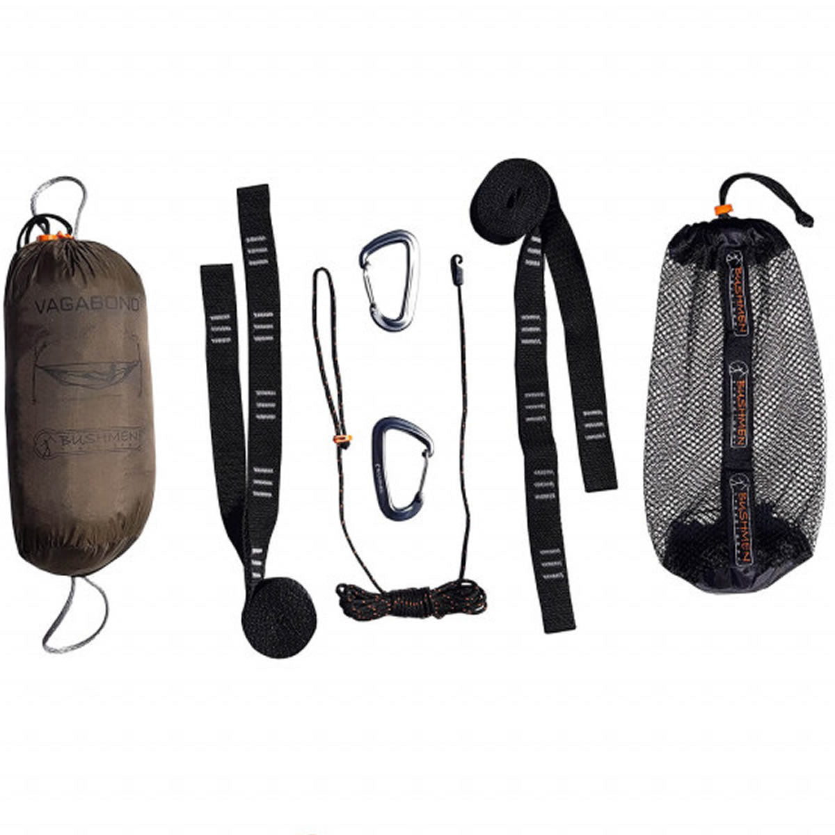 Combo Hamac Ultralight Vagabond Bushmen Dark Olive 3mx1.45m