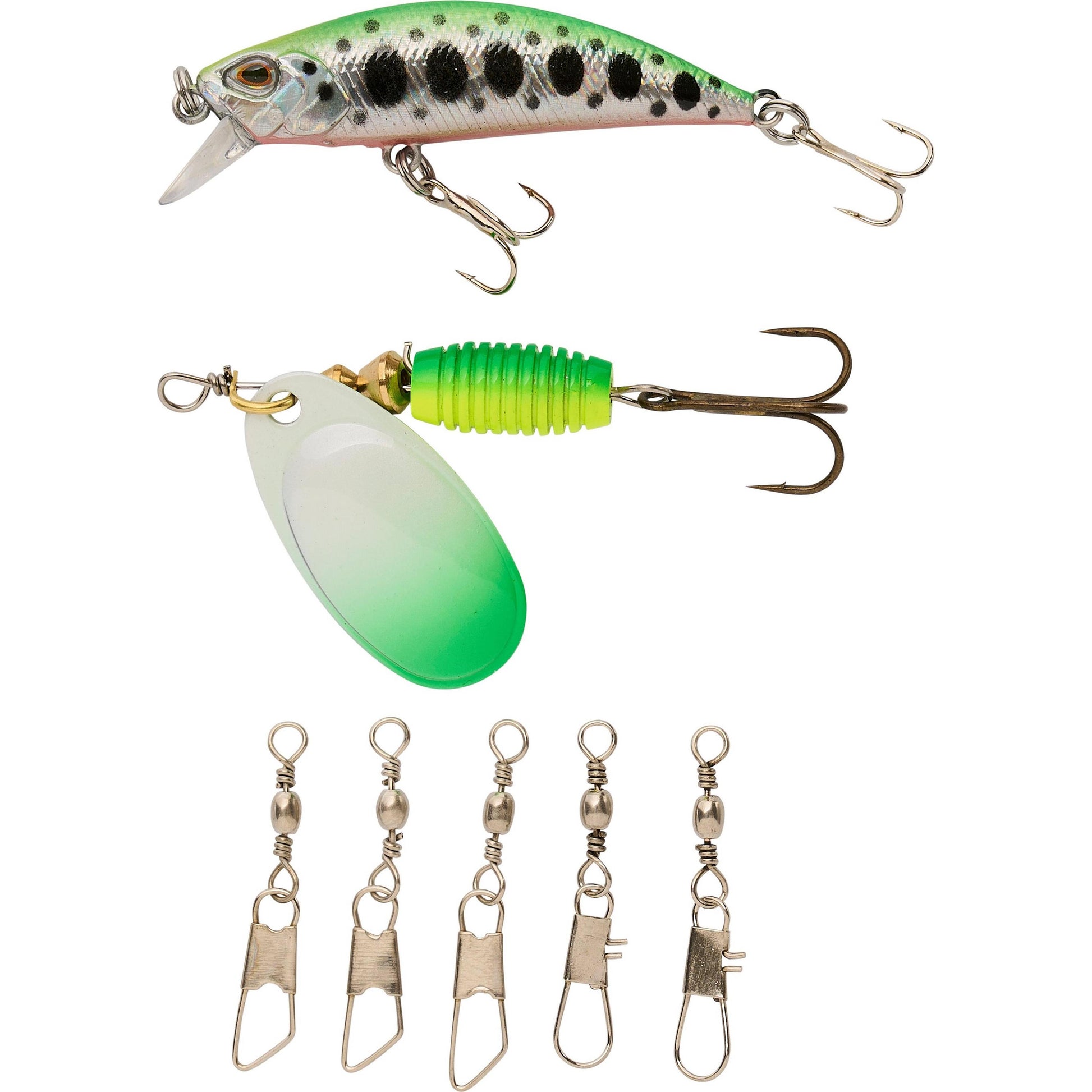 Combo MITCHELL Target II Trout T180, 5-20g, 1.80m, 2seg + Mulineta 2000