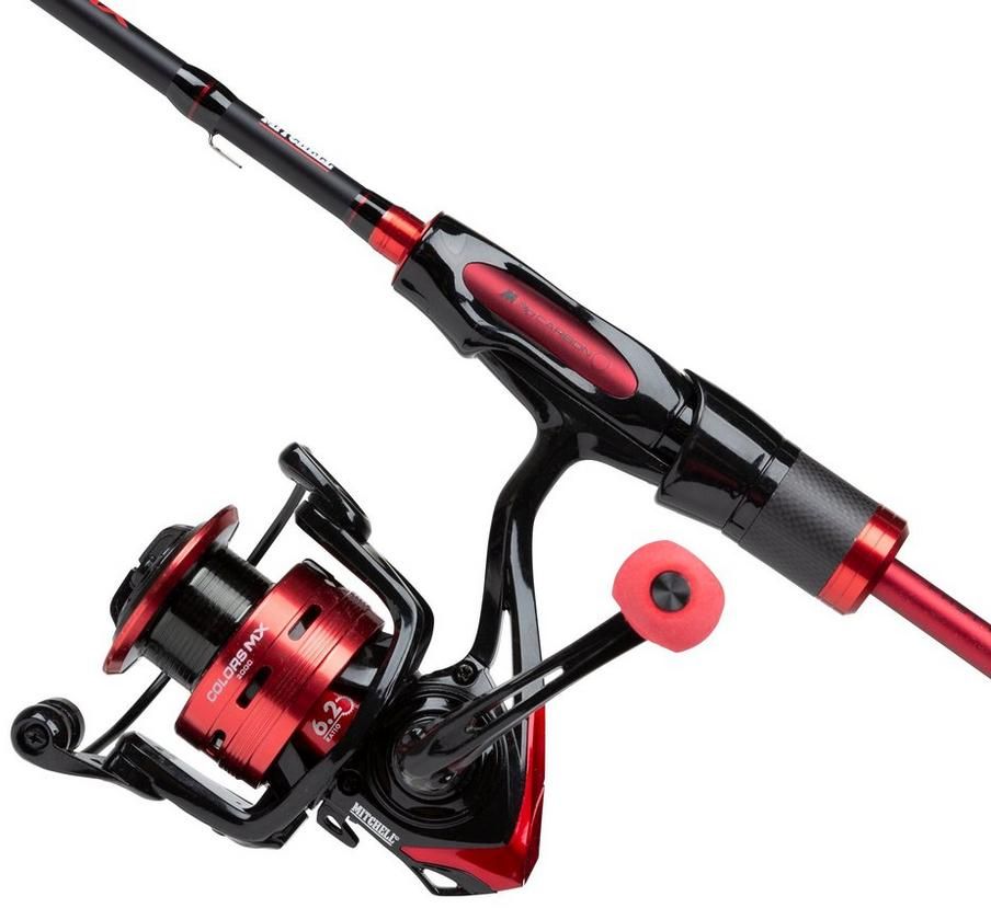 Combo Mitchell Colors MX Spinning Combo L, Red, 3-14g, 2.13m, 2seg