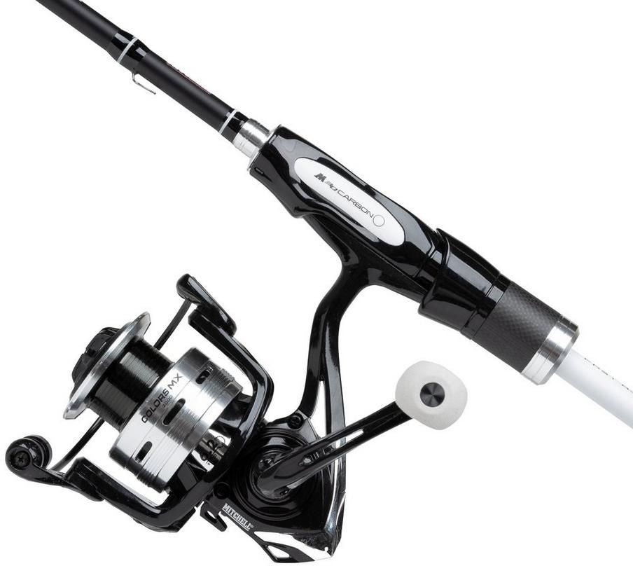 Combo Mitchell Colors MX Spinning Combo ML, White, 5-21g, 2.44m, 2seg