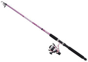 Combo Mitchell Tanager Pink Camo II Tele Spin, 10-30g, 2.40m, 6seg