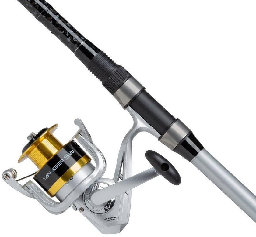 Combo Mitchell Tanager SW Surf Tele Pro M, 80-150g, 4.00m, 7seg