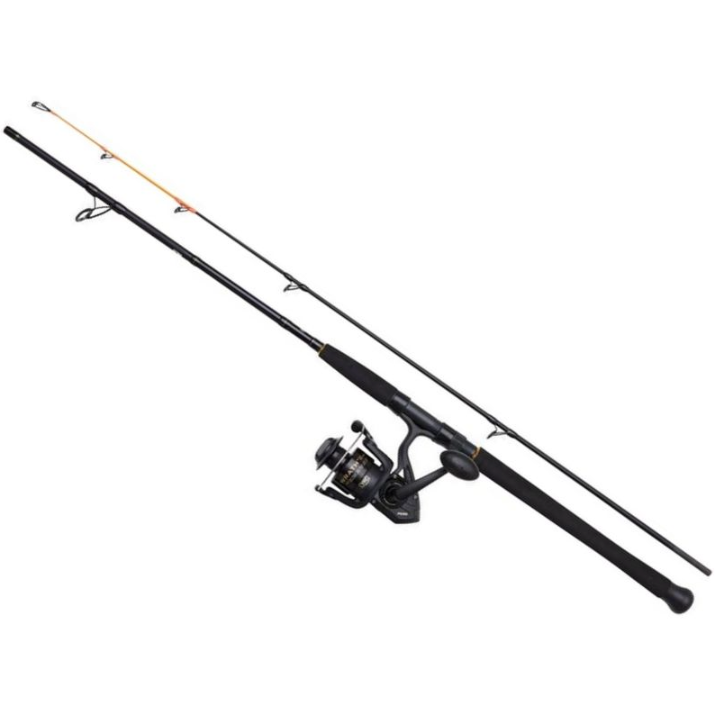 Combo PENN Wrath II Dorade 702, 2.13m, 50-150g, 2seg + Mulineta Wrath II 5000