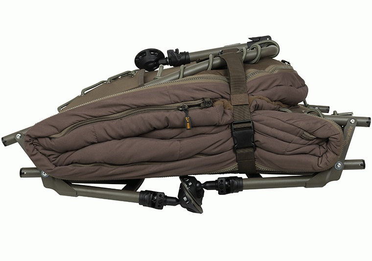 Combo Pat Pescuit Plus Sac de Dormit Fox Duralite 3 Season System 202x78cm 