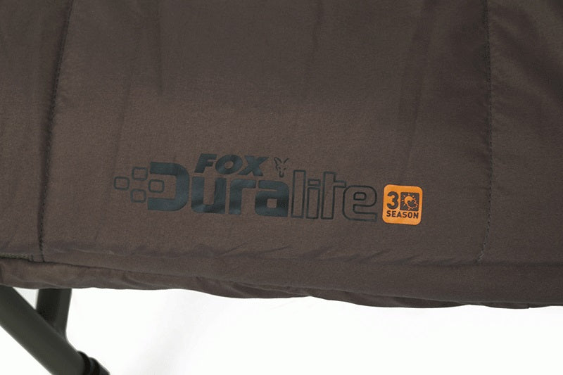 Combo Pat Pescuit Plus Sac de Dormit Fox Duralite 3 Season System 202x78cm 