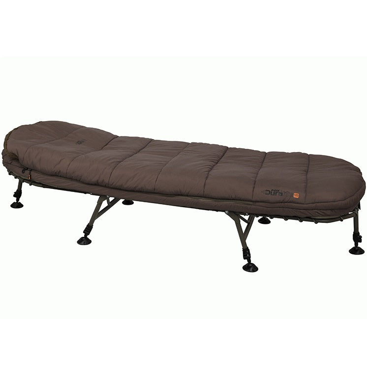 Combo Pat Pescuit Plus Sac de Dormit Fox Duralite 5 Season System 202x78cm