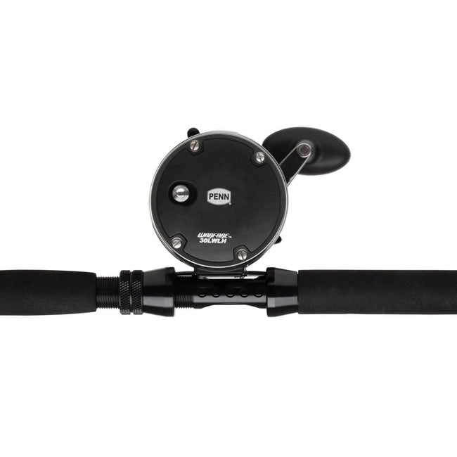 Combo Penn Warfare Braid Boat Rod &amp; Reel RH, 2.10m, 30lb, 2seg