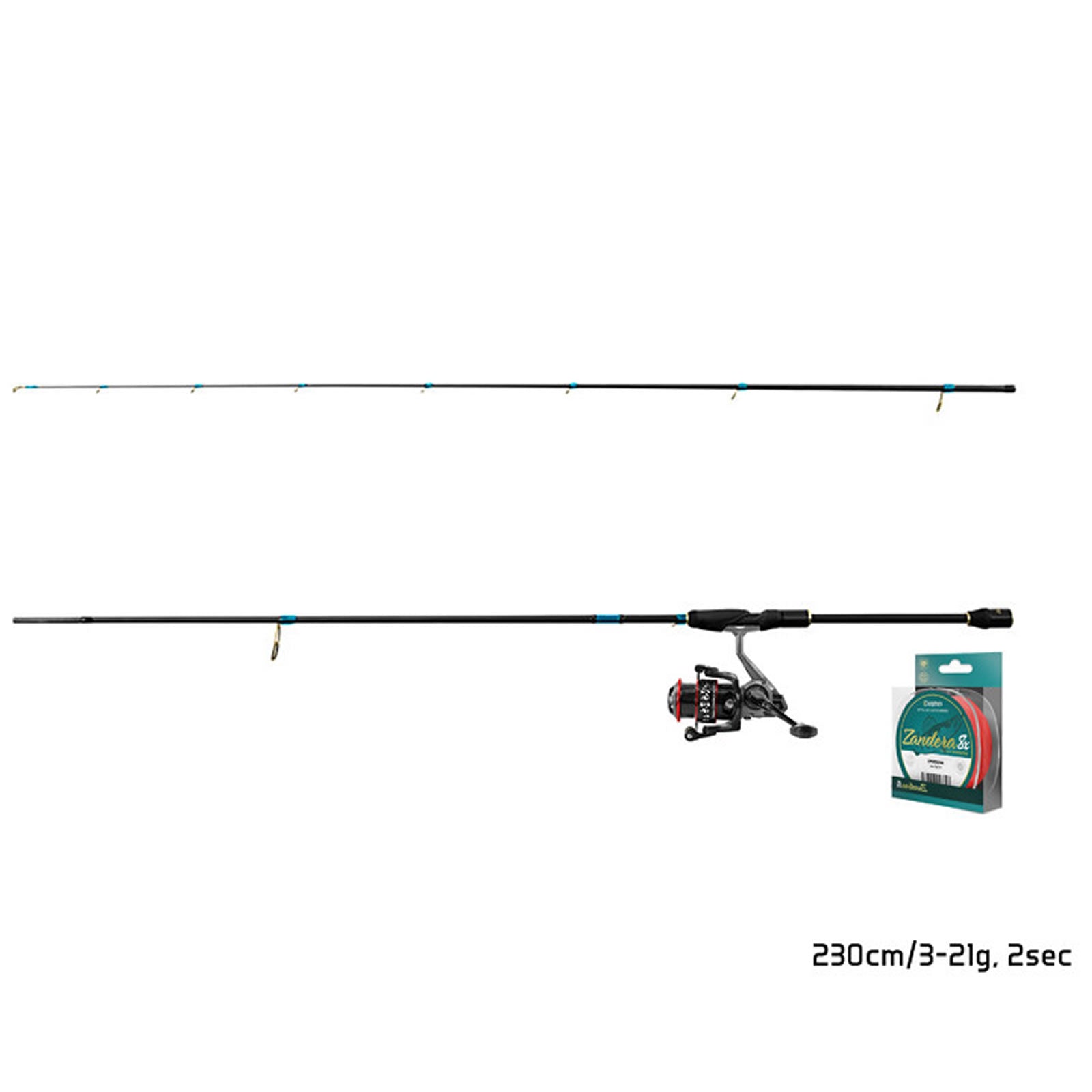 Combo Spinning Delphin ZanderSPIN 230cm + 3T + 0.16mm