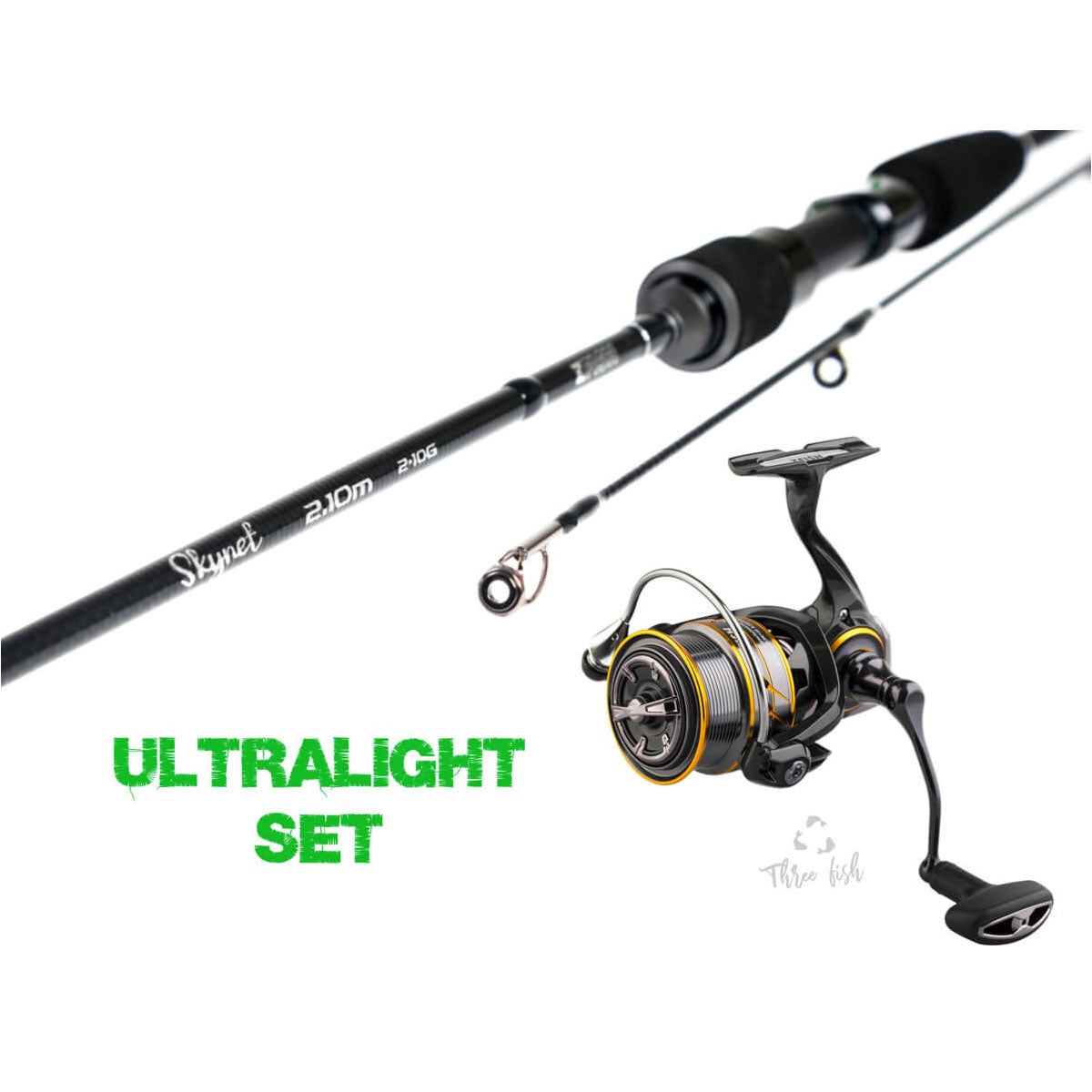 Combo ZFISH Lanseta Skynet 2,10 m, 2-10g, Mulineta Striker ST 2500