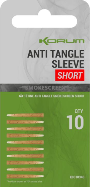 Con Anti Tangle KORUM Smokescreen Anti Tangle Sleeve Short, 10buc/pac