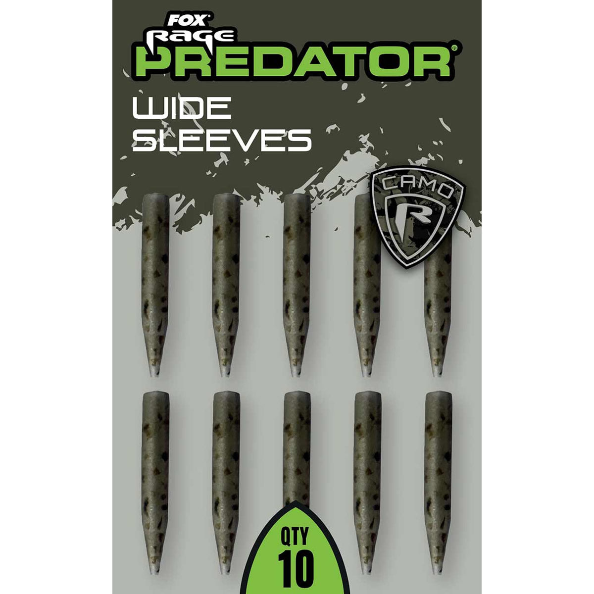 Con Antitangle FOX RAGE Predator Camo Wide Sleeves, 10buc/pac