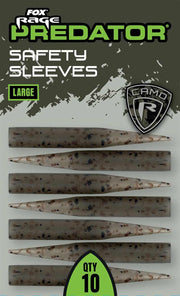 Con Fox Rage Predator Camo Safety Sleeves, Large, 10buc/pac