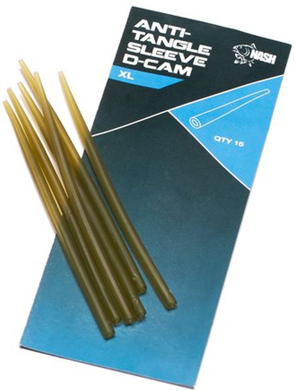 Con NASH Anti Tangle Sleeves XL, D-cam, Kaki, 15buc/pac