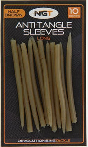 Con NGT Anti Tangle Sleeves Long, Green, 10buc/pac