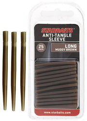 Con STARBAITS Anti Tangle Sleeve Long, Brown, 4cm, 25buc/pac