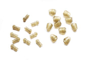 Conector Falcon Quick Change Beads, 10 Buc/Plic, Maro Transparent