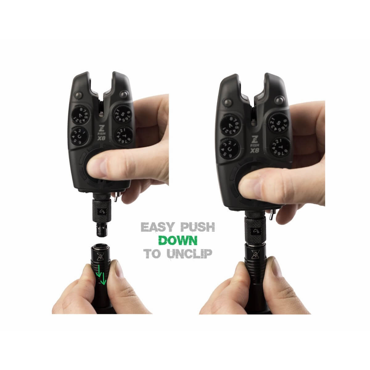 Conector Rapid ZFISH Conector QR, Black, 2buc/pac
