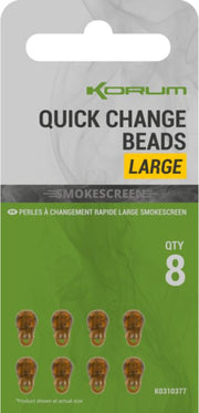 Conectori KORUM Smokescreen Quick Change Beads Large, 8buc/pac