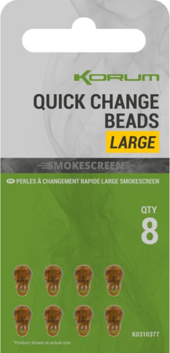 Conectori KORUM Smokescreen Quick Change Beads Large, 8buc/pac