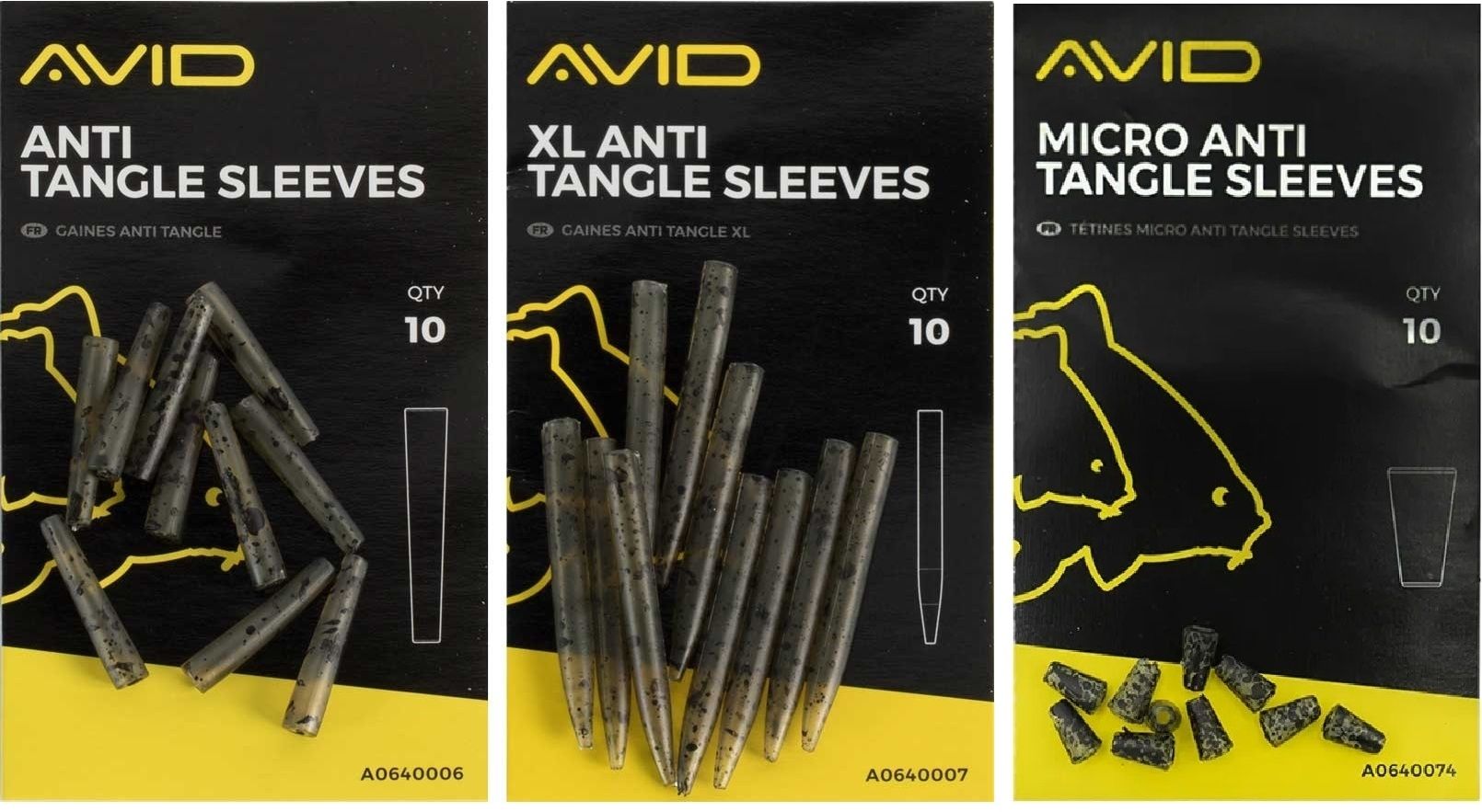 Conuri Antitangle AVID Carp Anti Tangle Sleeves, Micro, 10buc/pac