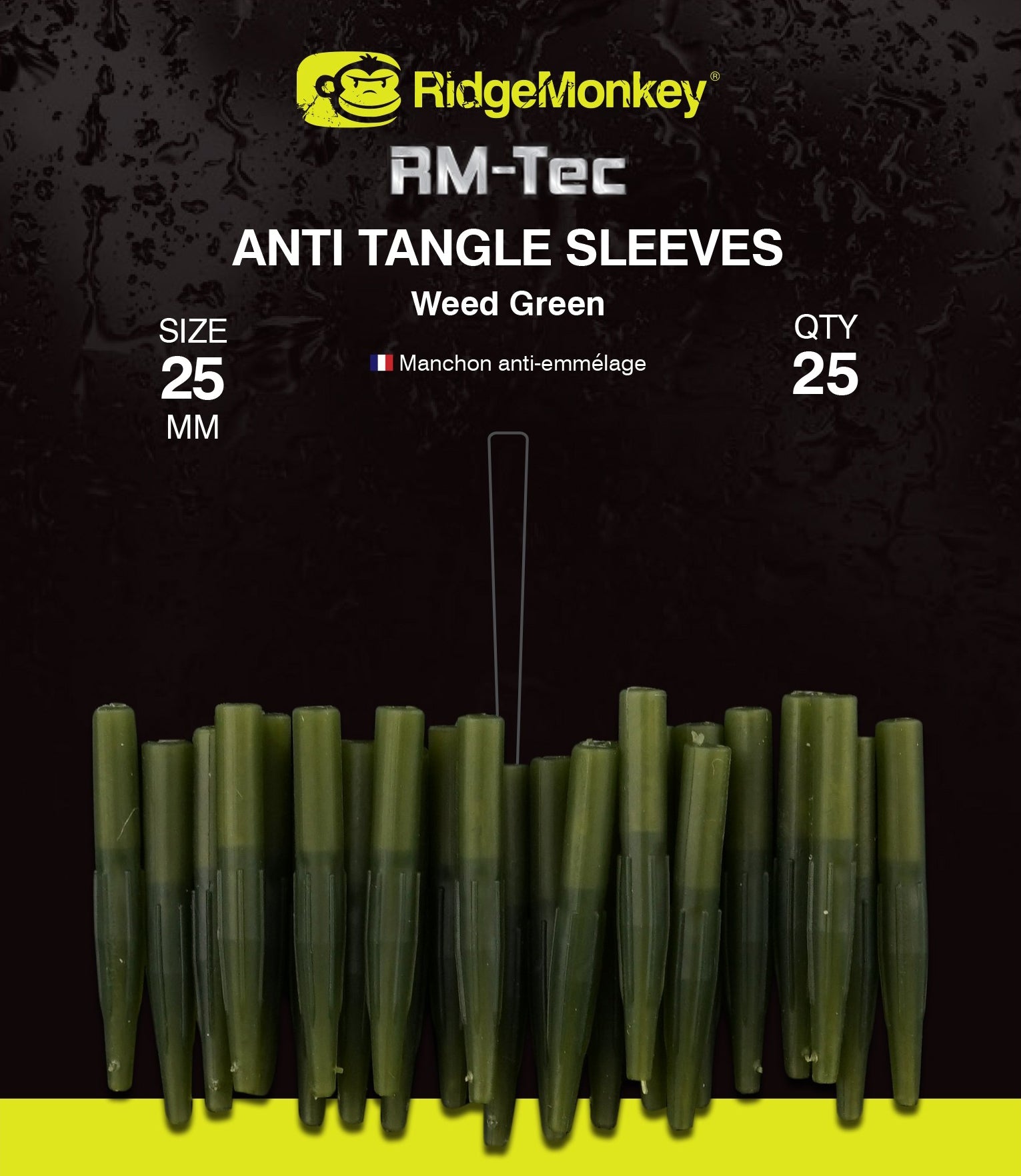 Conuri Ridge Monkey RM-Tec Anti Tangle Sleeves Weed Green Short