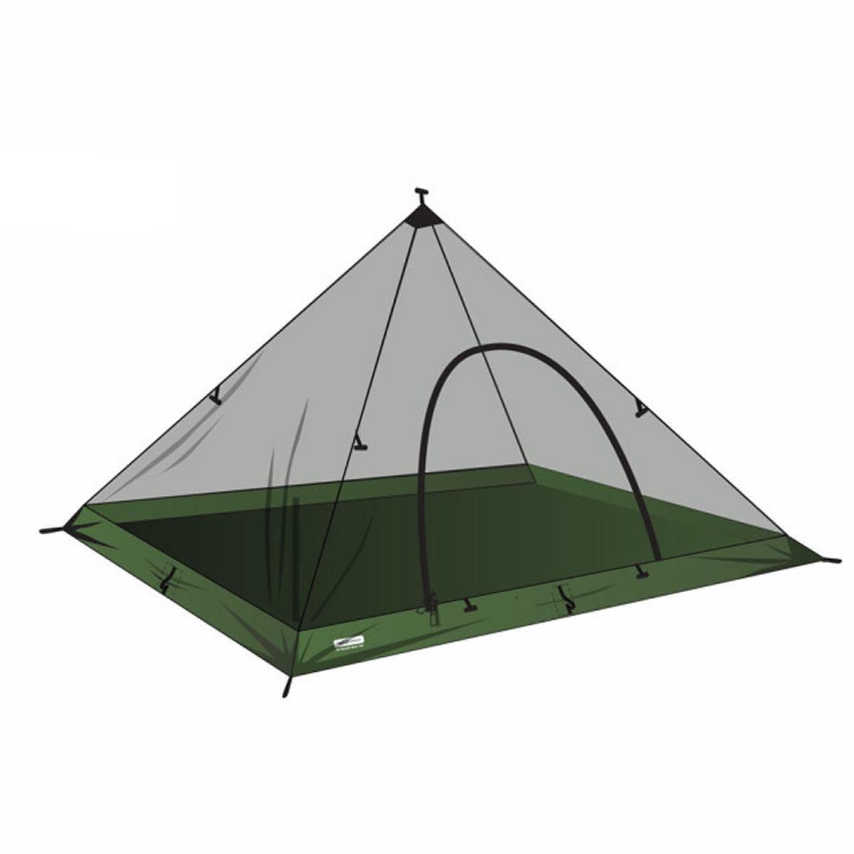 Cort 1 Persoana cu Plasa Anti Insecte DD SuperLight Pyramid