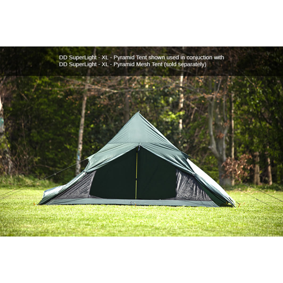 Cort 2 Persoane DD Hammocks SuperLight Pyramid Tent XL 